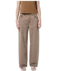 Agolde - Low Slung Baggy Straight-Leg Jeans - Lyst