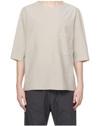 Barena - Round Neck Dropped Shoulder T-Shirt - Lyst