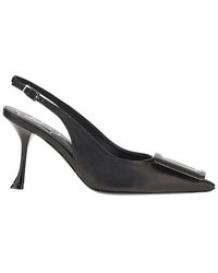 Roger Vivier - Pumps Bow Accent Pointed Toe Stiletto Heel - Lyst