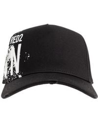 DSquared² - Logo Printed Baseball Cap - Lyst