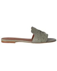 Loro Piana - Open-Toed Flat-Bottomed Sandals - Lyst