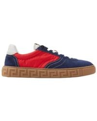 Versace - Greca Lace-Up Sneakers - Lyst