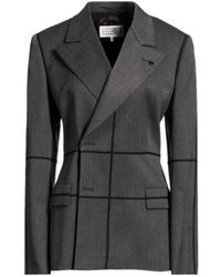 MM6 by Maison Margiela - Minimalist Tailored Blazer - Lyst