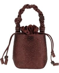 Ganni - Mini Bou Drawstring Bucket Bag - Lyst