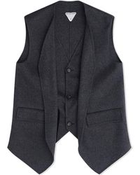 Bottega Veneta - Regular Fit Double Face Gilet - Lyst