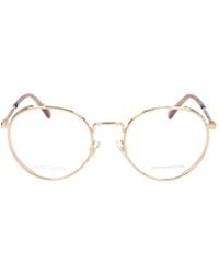 Jimmy Choo - Eyewear Round Frame Glasses - Lyst