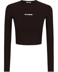 Jil Sander - Logo Printed Swim Top - Lyst