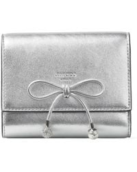 Jimmy Choo - Marinda Metallic Compact Wallet - Lyst