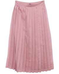 Iceberg - Pleated Midi Skirt - Lyst