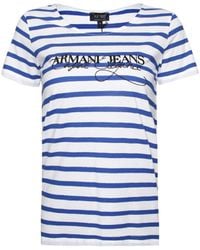 Armani Jeans - Logo Short-Sleeved T-Shirt - Lyst