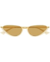 Bottega Veneta - Eyewear Classic Cat Eye Sunglasses - Lyst