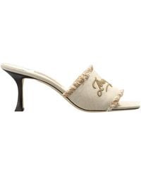 Jimmy Choo - Logo High-Heeled Sandals - Lyst