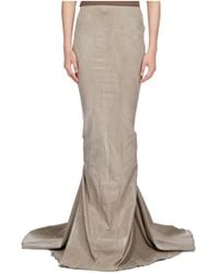 Rick Owens - Al Pilar Denim Skirt - Lyst