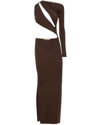 AYA MUSE - Actin Viscose Plain Knit Long Dress - Lyst