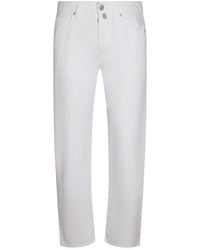 Jacob Cohen - Logo Patch Straight Leg Jeans - Lyst