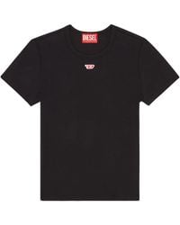 DIESEL - T-Ele-Long-D Crewneck T-Shirt - Lyst
