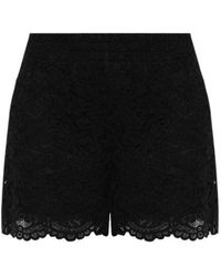 Anine Bing - Elastic Waistband Lace Shorts - Lyst