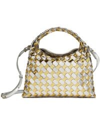 Bottega Veneta - Mini Hop Woven Shoulder Bag - Lyst