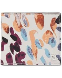 Fendi - Printed-Leather Squared Wallet - Lyst