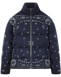 Alanui - Bandana Jacquard Puffer Jacket - Lyst