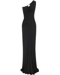 Saint Laurent - One-Shoulder Long Dress - Lyst