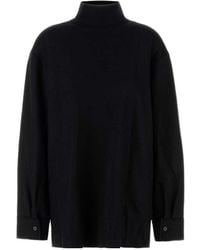 Jil Sander - High-Neck Knitted Jumper - Lyst