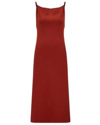 Ferragamo - Knitted Slip Dress - Lyst