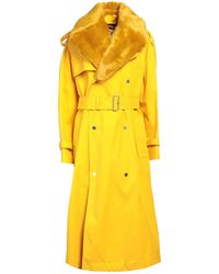 Burberry - Solid-Color Long-Sleeved Trench Coat - Lyst