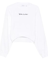 Off-White c/o Virgil Abloh - Arrows-Motif Cropped Sweater - Lyst