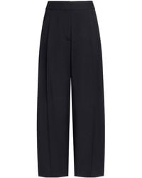 Alaïa - Virgin Wool Blend Straight-Leg Trousers - Lyst