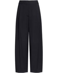 Alaïa - Virgin Wool Blend Straight-Leg Trousers - Lyst