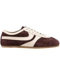 Dries Van Noten - Round-Toe Lace-Up Sneakers - Lyst