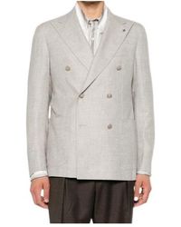 Tagliatore - Double-Breasted Blazer - Lyst