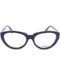 Max Mara - Cat-Eye Frame Glasses - Lyst