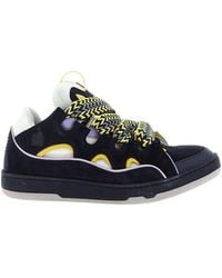 Lanvin - Curb Lace-Up Sneakers - Lyst