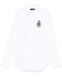 Ralph Lauren - Beaded-Crest Shirt - Lyst