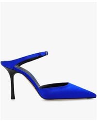Victoria Beckham - Jordy 90Mm Satin Mules - Lyst