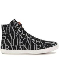 Armani Jeans - High-Top Round-Headed Leisure Sports Shoes - Lyst