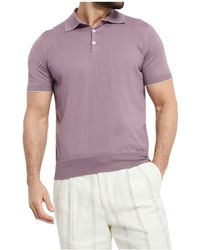 Brunello Cucinelli - Cotton Polo Jumper - Lyst