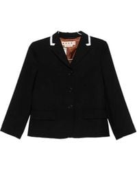 Marni - Long Sleeve Wool Jacket - Lyst
