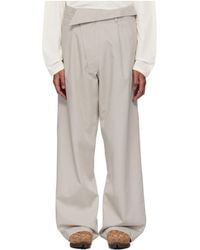 Kiko Kostadinov - Navin Wide Trousers - Lyst