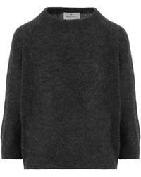 Bruno Manetti - Crew Neck Knitted Sweater - Lyst