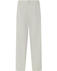 Herno - Mid-Rise Tapered Pants - Lyst