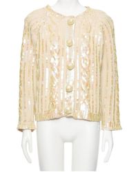 Valentino - Embellished Button-Up Cardigan - Lyst