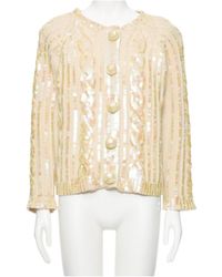 Valentino - Embellished Button-Up Cardigan - Lyst