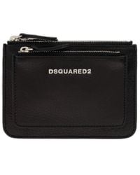DSquared² - Zip-Around Logo Wallet - Lyst