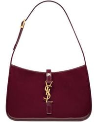 Saint Laurent - Le 5 À 7 Logo Plaque Shoulder Bag - Lyst
