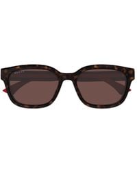 Gucci - Eyewear Square Frame Sunglasses - Lyst