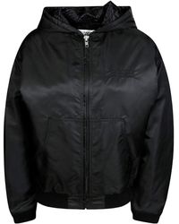MM6 by Maison Margiela - Zip-Up Hooded Jacket - Lyst