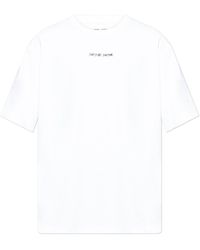 Samsøe & Samsøe - Round Neck Short-Sleeved T-Shirt - Lyst
